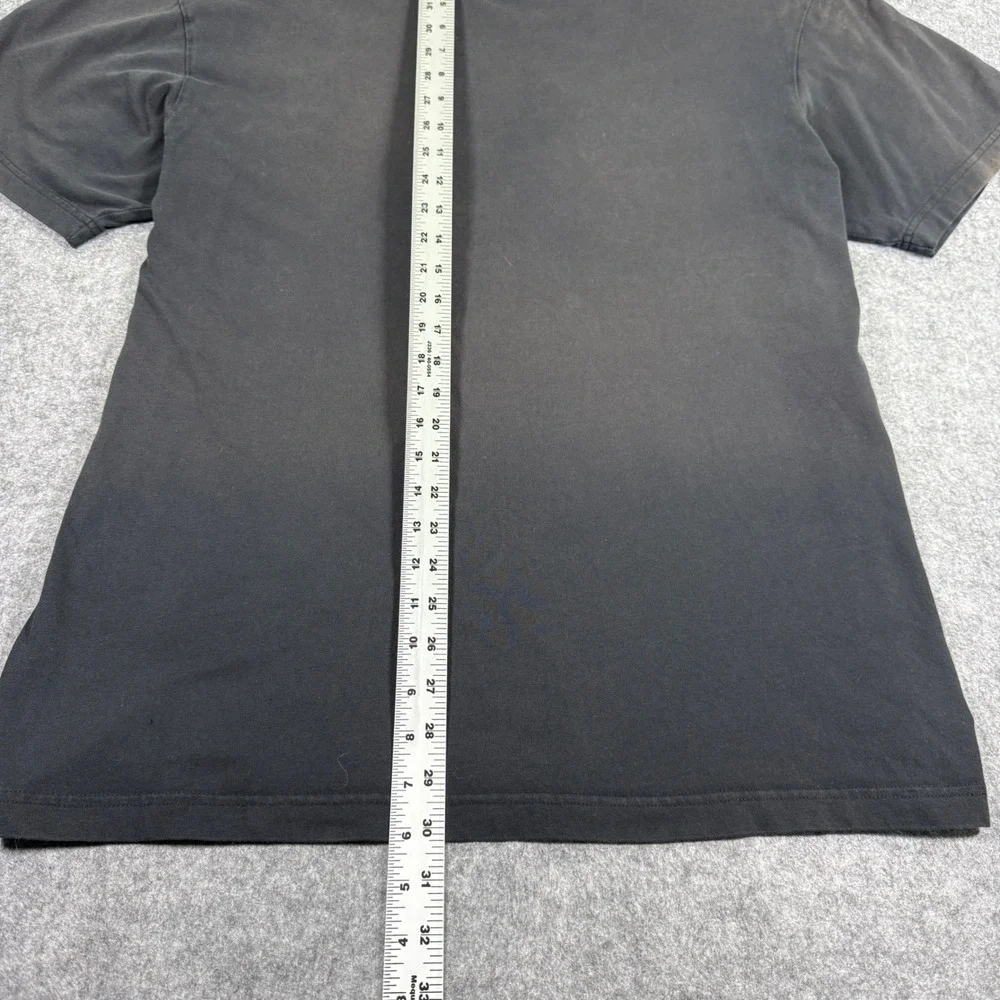 Vintage Banana Republic T Shirt Mens XL Black Faded Made in USA Cotton Tee